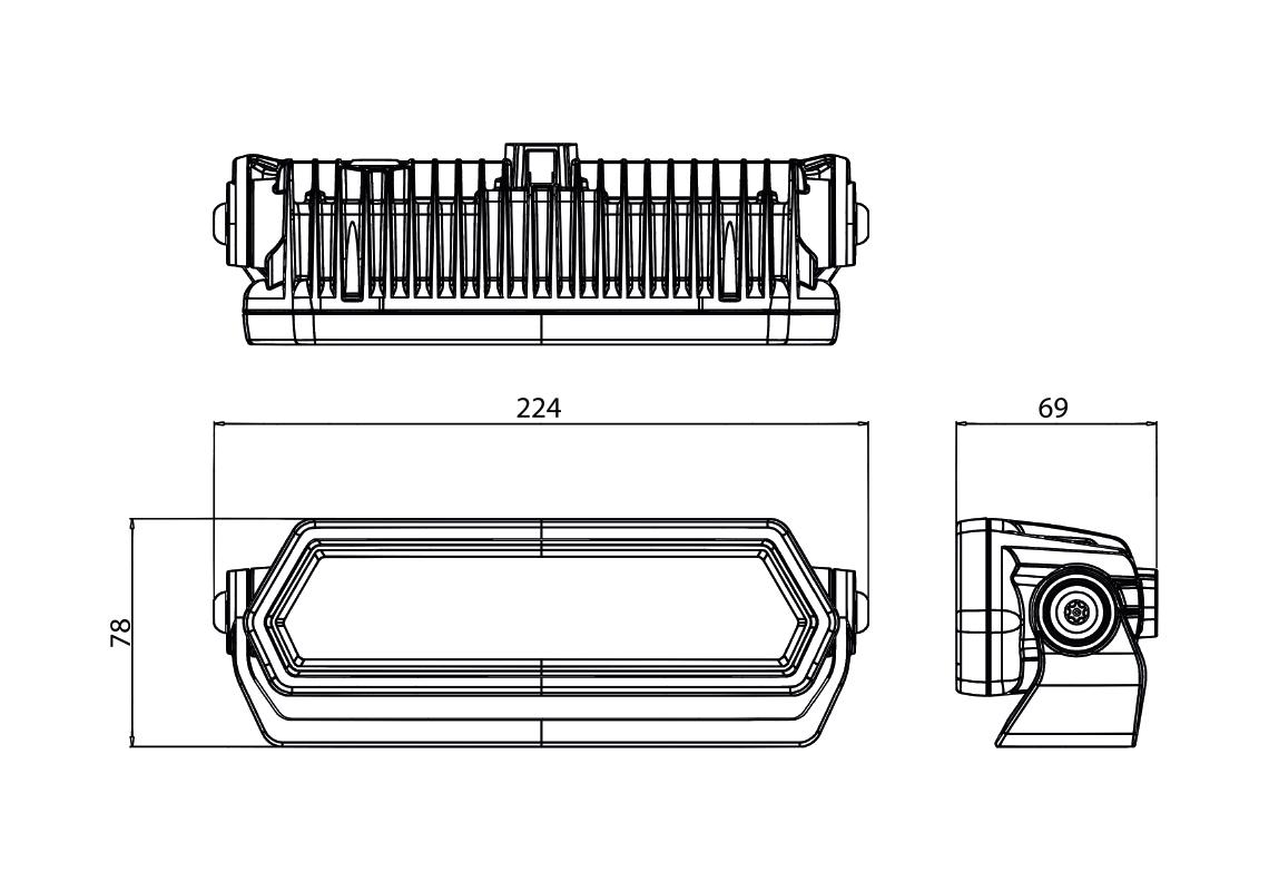 Alpha 230 PRO LED BAR auxiliary light